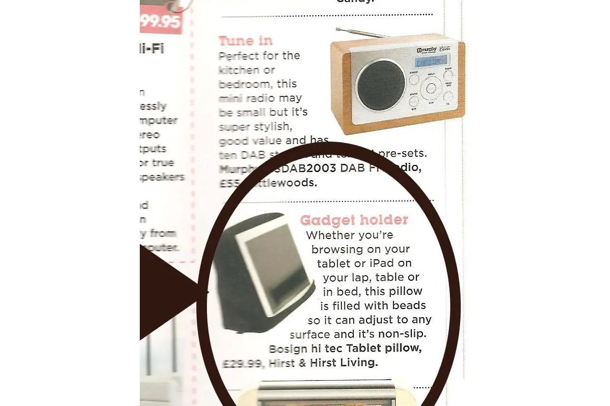 Bosign Hi-Tech Tablet Pillow